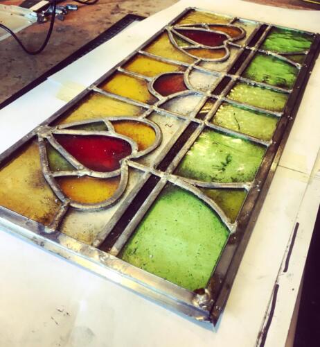 Leaded panel