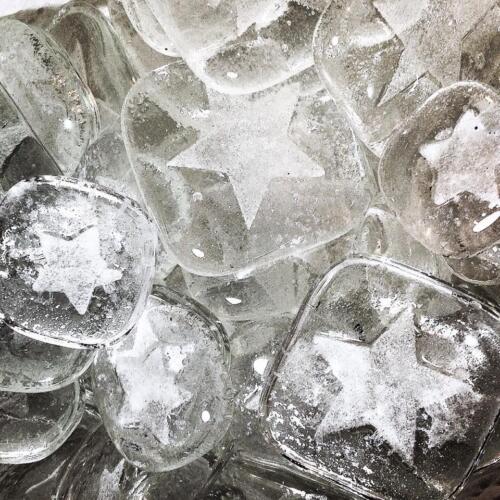 Glass pebbles