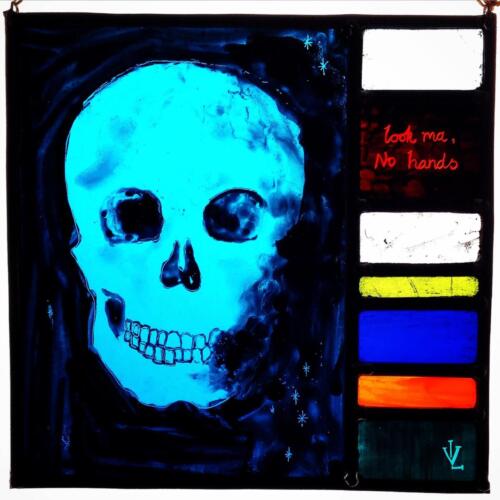 Glass skull