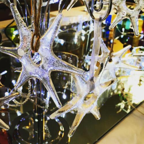 Fused glass stars